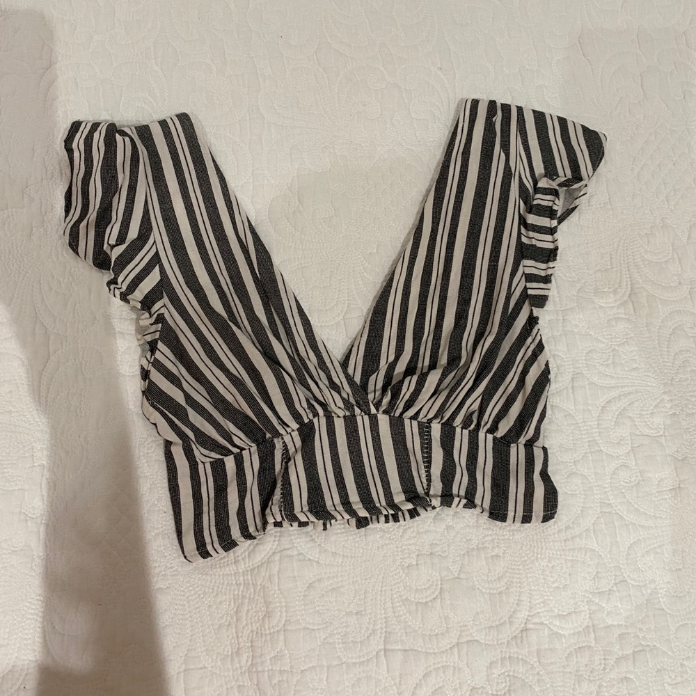 Striped Crop top